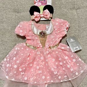 Minnie Mouse princess dress and mouse headband